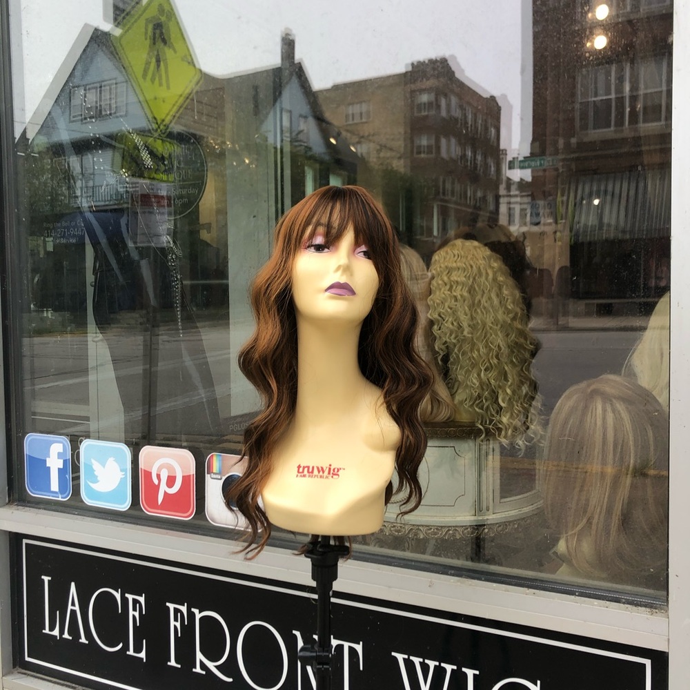 Copper Brown highlights wig now available - Picture 6 of 8